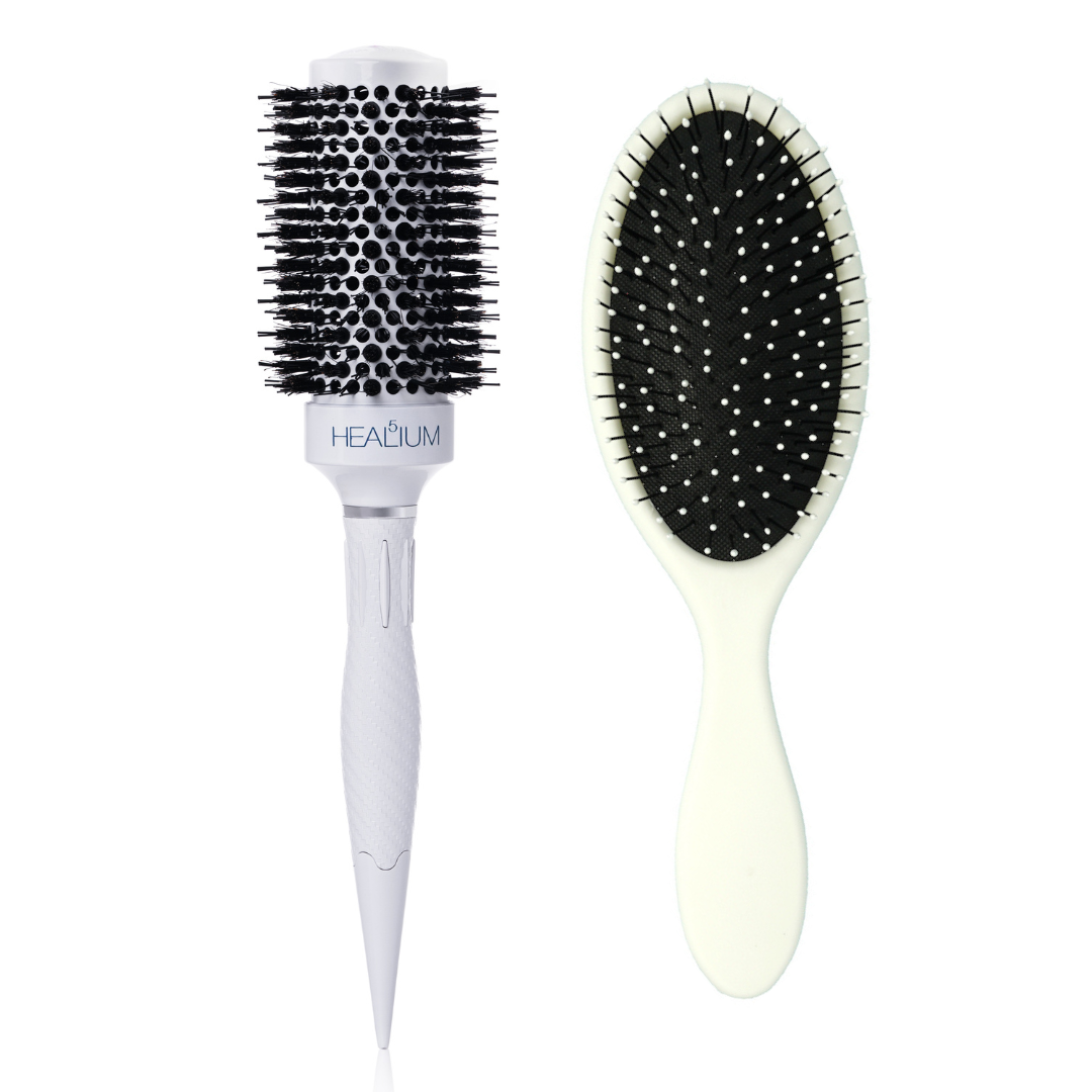Brush Duo-Detangling and Round Brushes Together!